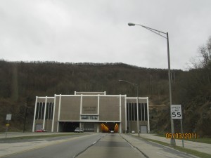 One of two tunnels we drive through on the way to South Carolina