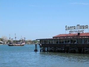 We ate lunch at Santa Maria - a restaurant we visited during our first trip to St. Augustine almost 16 years prior.  It was hokey but cute at the time, and continues to be. We split a meal of blackened shrimp with garlic couscous.  There was enough left over to make dinner too!